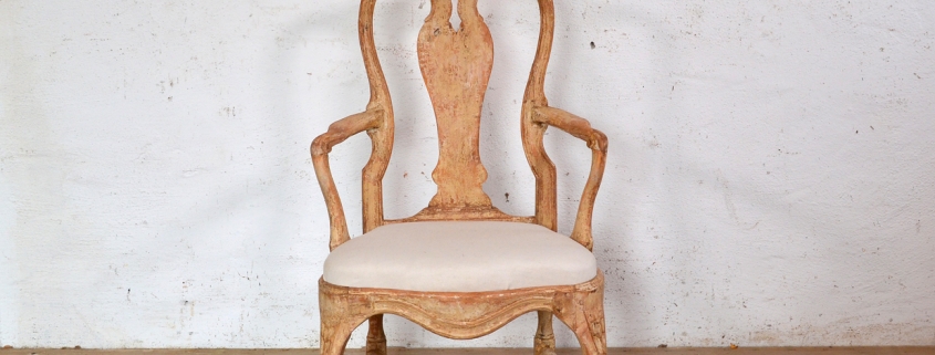 Swedish Rococo armchair